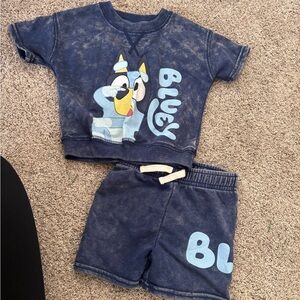 Bluey Kids' Blue Outfit Set